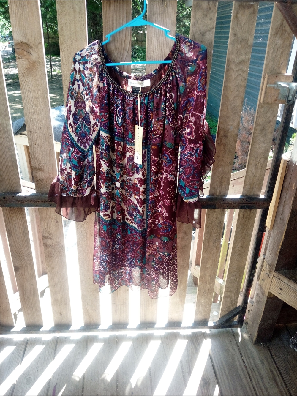 Urban Mangoz Bohemian Floral Peasant Dress